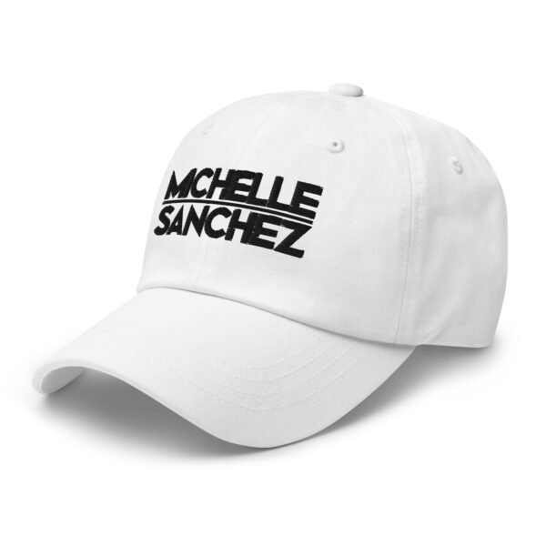MS Block Logo Baseball Hat White - Image 5