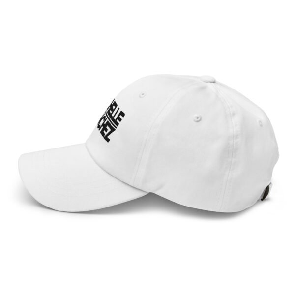 MS Block Logo Baseball Hat White - Image 4
