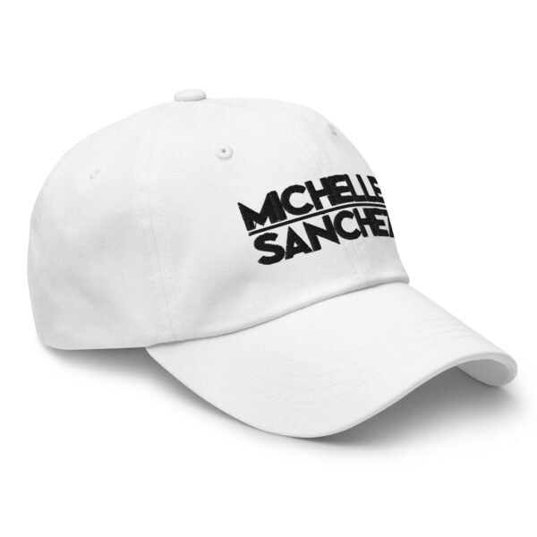 MS Block Logo Baseball Hat White - Image 3