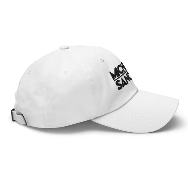 MS Block Logo Baseball Hat White - Image 2