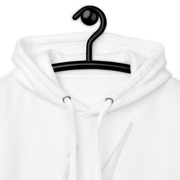 MS Signature Unisex Hoodie White - Image 2