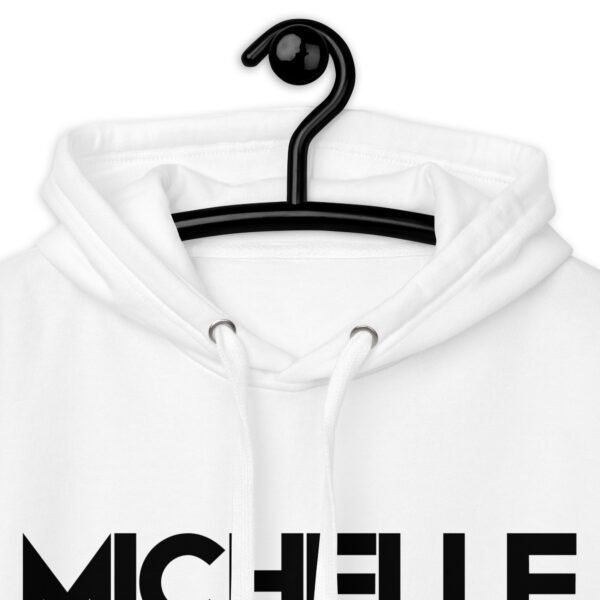 MS Block Logo Unisex Hoodie White - Image 2